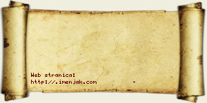 Jana Daničić vizit kartica